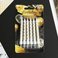 Свечи в торт Birthday candle (6 шт) - Свечи в торт Birthday candle (6 шт)