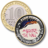 Коллекционная монета PINK FLOYD #27 СИНГЛ ANOTHER BRICK IN THE WALL