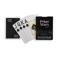 Покер. Игральные карты Poker Stars (100% plastic)
