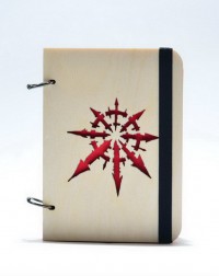 Скетчбук Warhammer - Chaos. С деревянной обложкой