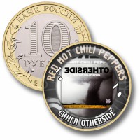 Коллекционная монета RED HOT CHILI PEPPERS #31 СИНГЛ OTHERSIDE
