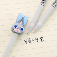 Ручка ЗАЯЦ с голубыми ушами