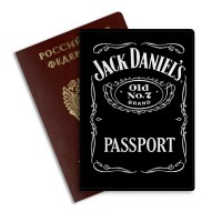 Обложка на паспорт JACK DANIELS