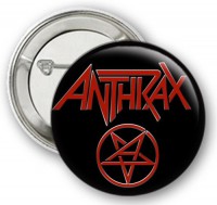 Значок ANTHRAX (много видов на выбор)