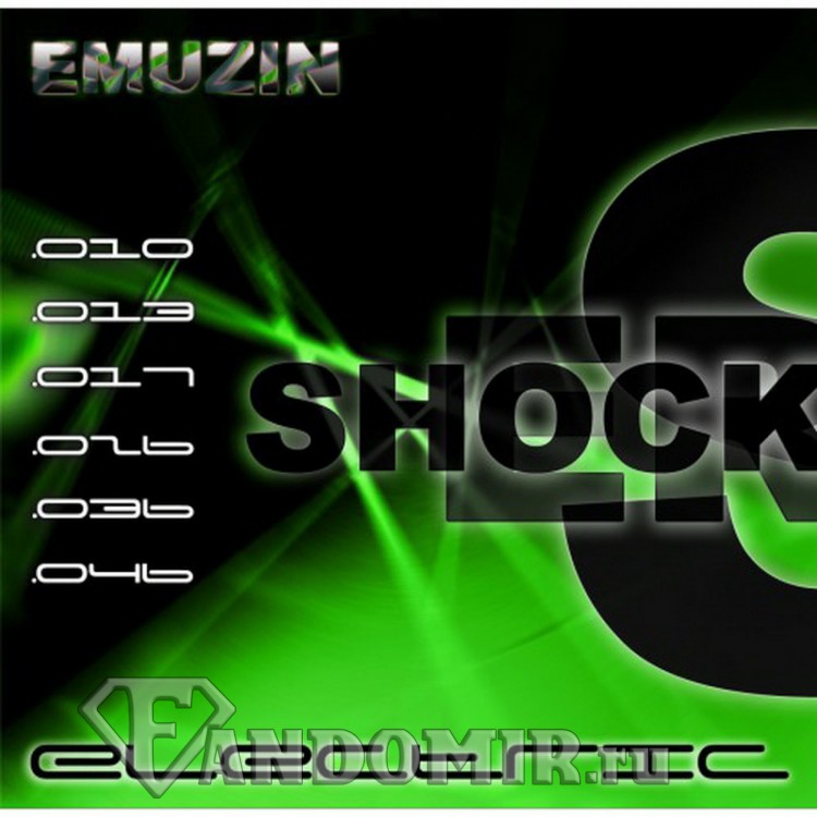 Струны EMUZIN 6 SR 10-46 Shockers. Электро (сталь)