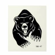 Татуировка на тело &quot;Чёрный медведь&quot; - Татуировка на тело "Чёрный медведь"