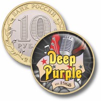 Коллекционная монета DEEP PURPLE #01