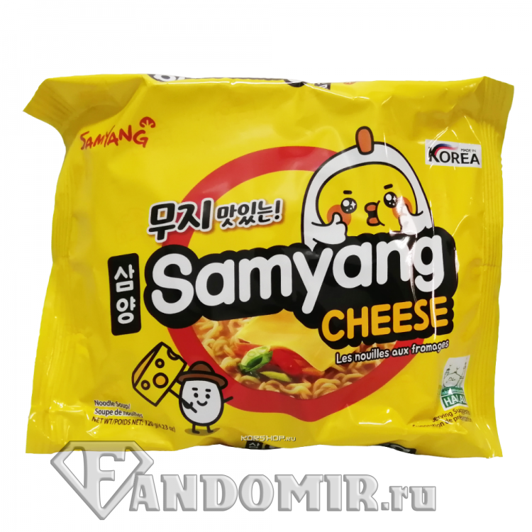 Лапша Samyang Cheese, со вкусом сыра