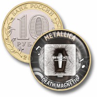 Коллекционная монета METALLICA #18 DEATH MAGNETIC