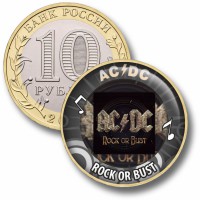 Коллекционная монета AC/DC #29 ROCK OR BUST