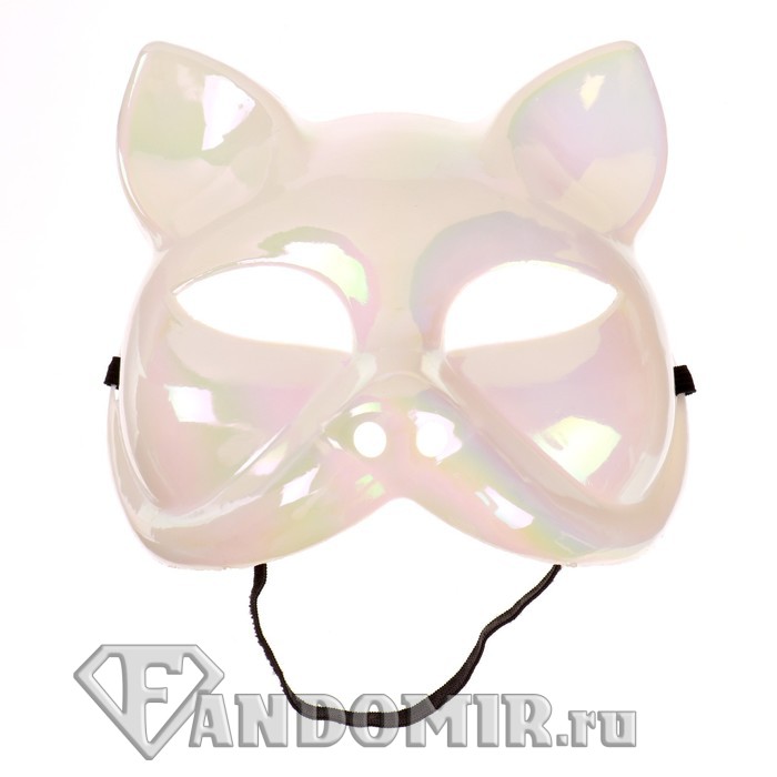 Карнавальная маска «Кошечка», розовая