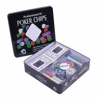 Покер. Набор для покера Holdem Light 100 фишек с номиналом - Покер. Набор для покера Holdem Light 100 фишек с номиналом