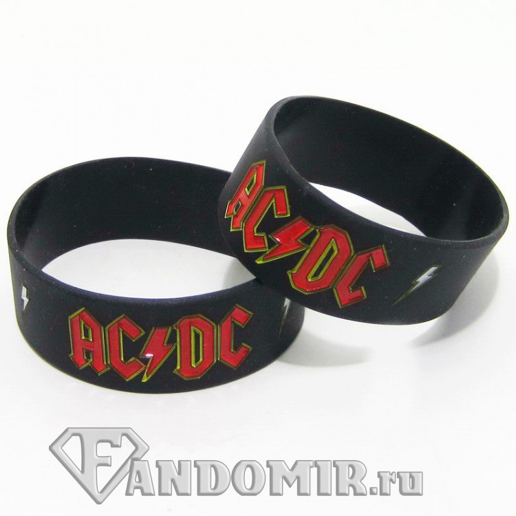 Браслет AC/DC (силикон)