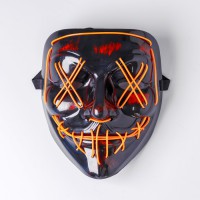 Карнавальная маска «Гай Фокс», световая, оранжевая