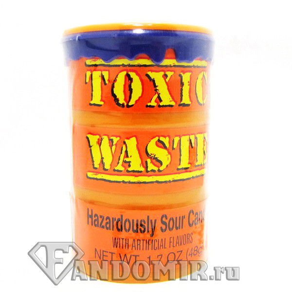 Конфеты Toxic Waste. Orange