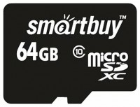 Флешка micro SDXC 64Gb Smart Buy 64GB micro SDXC Class 10 UHS-1 (без адаптера)