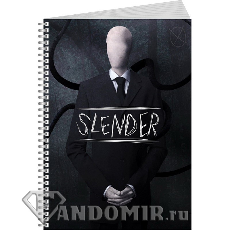 Тетрадь THE SLENDER MAN (много видов на выбор)