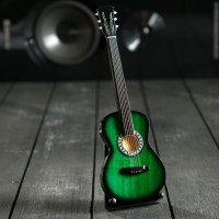 Гитара сувенирная Акустическая. Зелёная