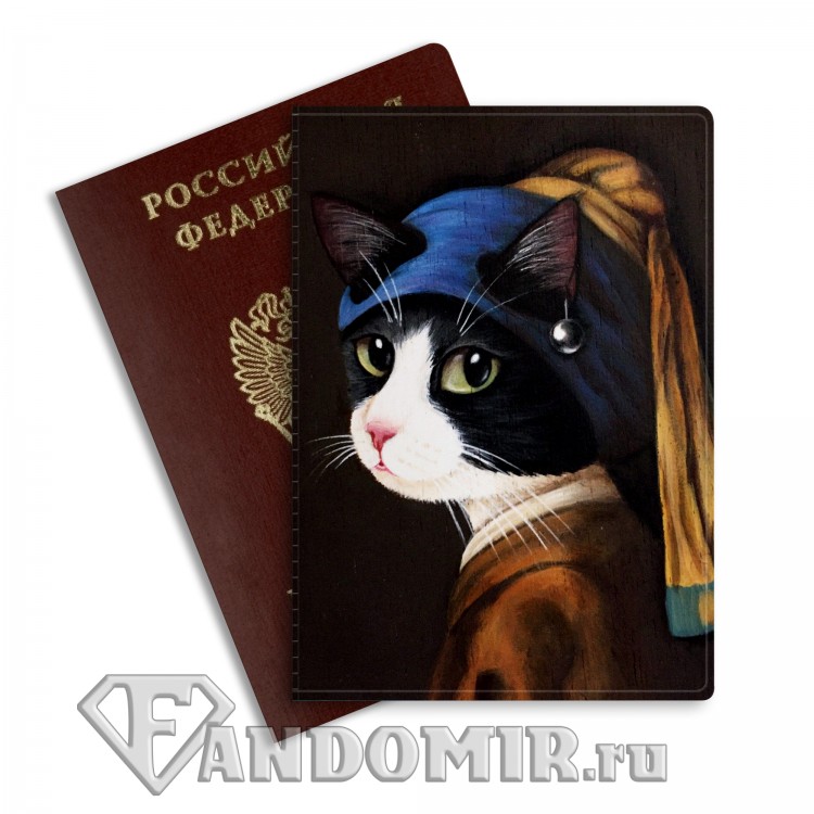 Обложка на паспорт КОТИК #1