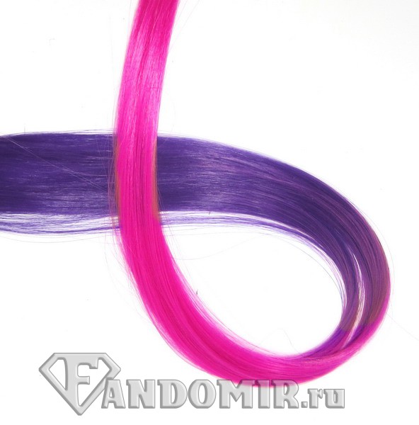 Прядка волос Фиолетовая/Фуксия
