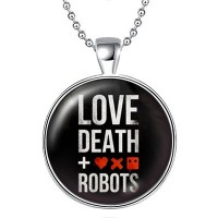 Кулон LOVE DEATH ROBOTS (много видов на выбор)