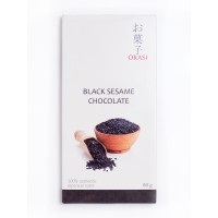 Шоколад Okasi с черным кунжутом (80г)