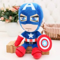 Мягкая игрушка КАПИТАН АМЕРИКА - Captain America big eyes (27см)