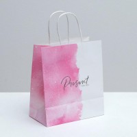 Пакет подарочный крафтовый «Present for you»