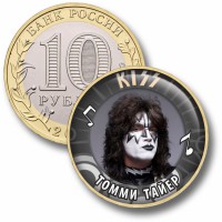 Коллекционная монета KISS #05 ТОММИ ТАЙЕР