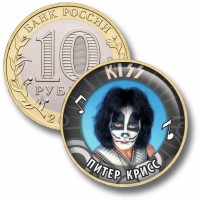 Коллекционная монета KISS #07 ПИТЕР КРИСС