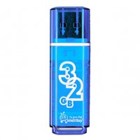 Флешка USB 32Gb Smart Buy Glossy series Blue