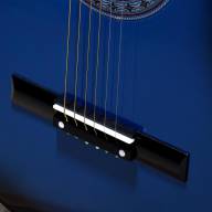 Гитара классическая синяя, 6-ти струнная (97см)  - Гитара классическая синяя, 6-ти струнная (97см) 