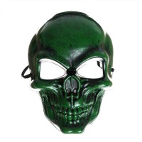 Карнавальная маска ЧЕРЕП, зелёный