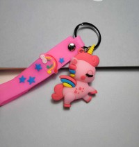 Брелок ЕДИНОРОГ - Pink Unicorn trinket (6см)