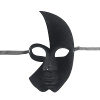 Карнавальная маска ВЕНЕЦИЯ, чёрный