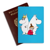 Обложка на паспорт МУМИ-ТРОЛЛИ #2