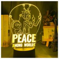 Светильник РИК И МОРТИ &quot;Peace among worlds - Светильник РИК И МОРТИ "Peace among worlds