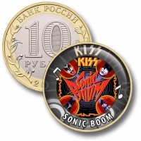 Коллекционная монета KISS #30 SONIC BOOM