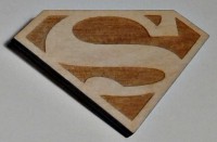 Значок Woodnuts - Супермен