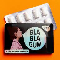 Жевательная резинка Bla Bla gum в блистере, мята (13г) - Жевательная резинка Bla Bla gum в блистере, мята (13г)