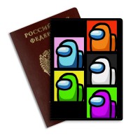 Обложка на паспорт AMONG US #1
