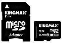 Флешка micro SDHC Kingmax Class 10 (32Gb)
