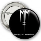 Значок MARILYN MANSON (много видов на выбор) - Значок MARILYN MANSON (много видов на выбор)