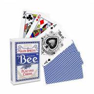 Карты для покера Bee Standart Index Red &amp; Blue. Синяя рубашка - Карты для покера Bee Standart Index Red & Blue. Синяя рубашка