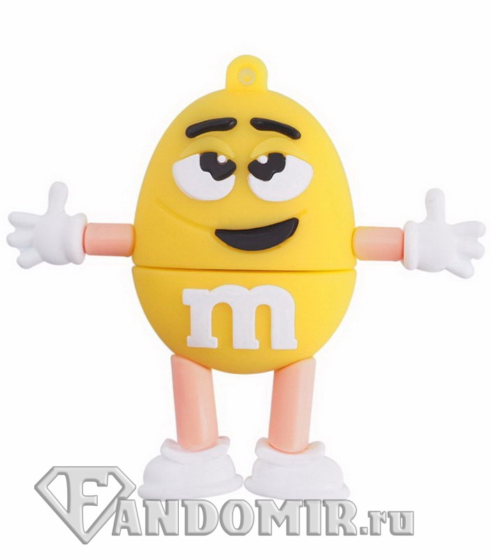 Флешка M&M. Жёлтый (16Gb)