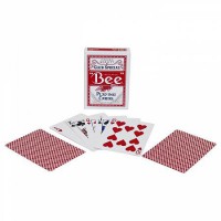 Карты для покера Bee Standart Index Red & Blue. Красная рубашка