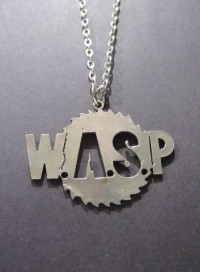 Кулон WASP. Лого на циркулярной пиле (lzk)