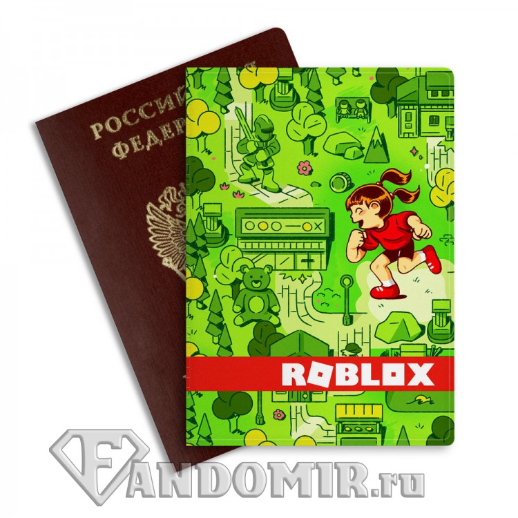 Обложка на паспорт ROBLOX #1