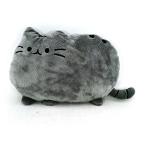 Мягкая игрушка PUSHEEN CAT серый - GRAY PUSHEEN (25см)