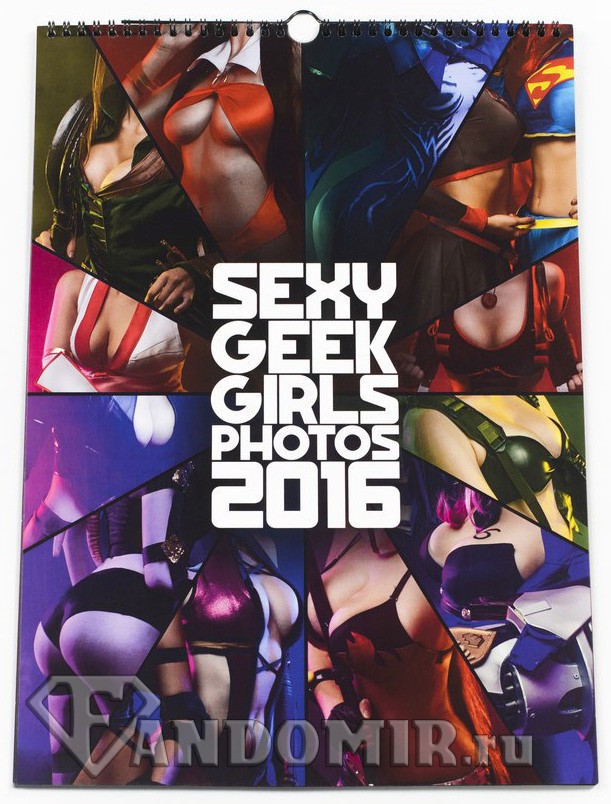 Фото-календарь «Sexy geek girls photos 2016»